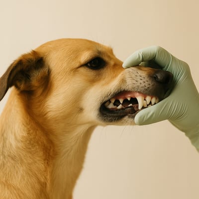 editorial tile — dental disease in dogs