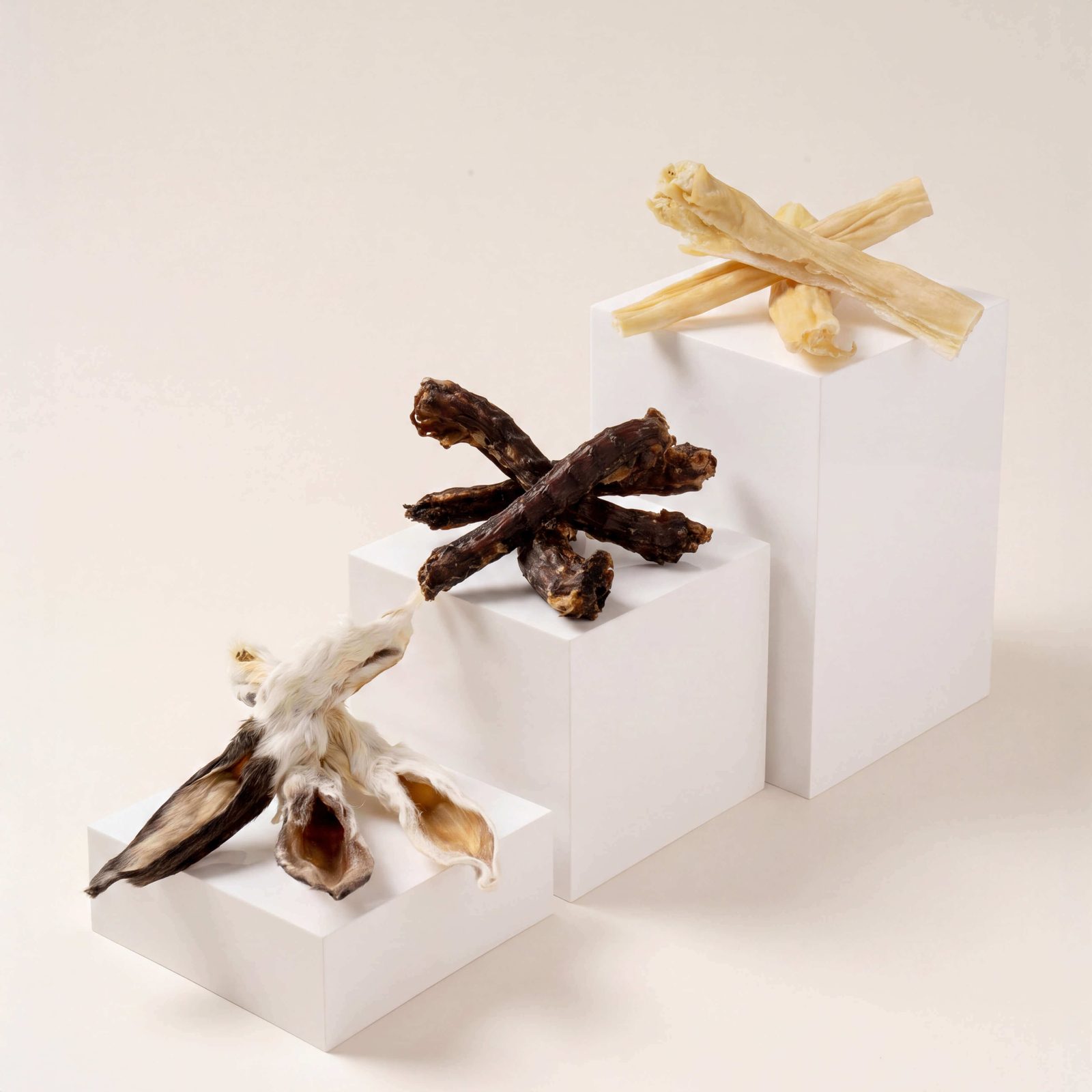 core bundle pedestal stack — rabbit ears, duck necks, rabbit sticks