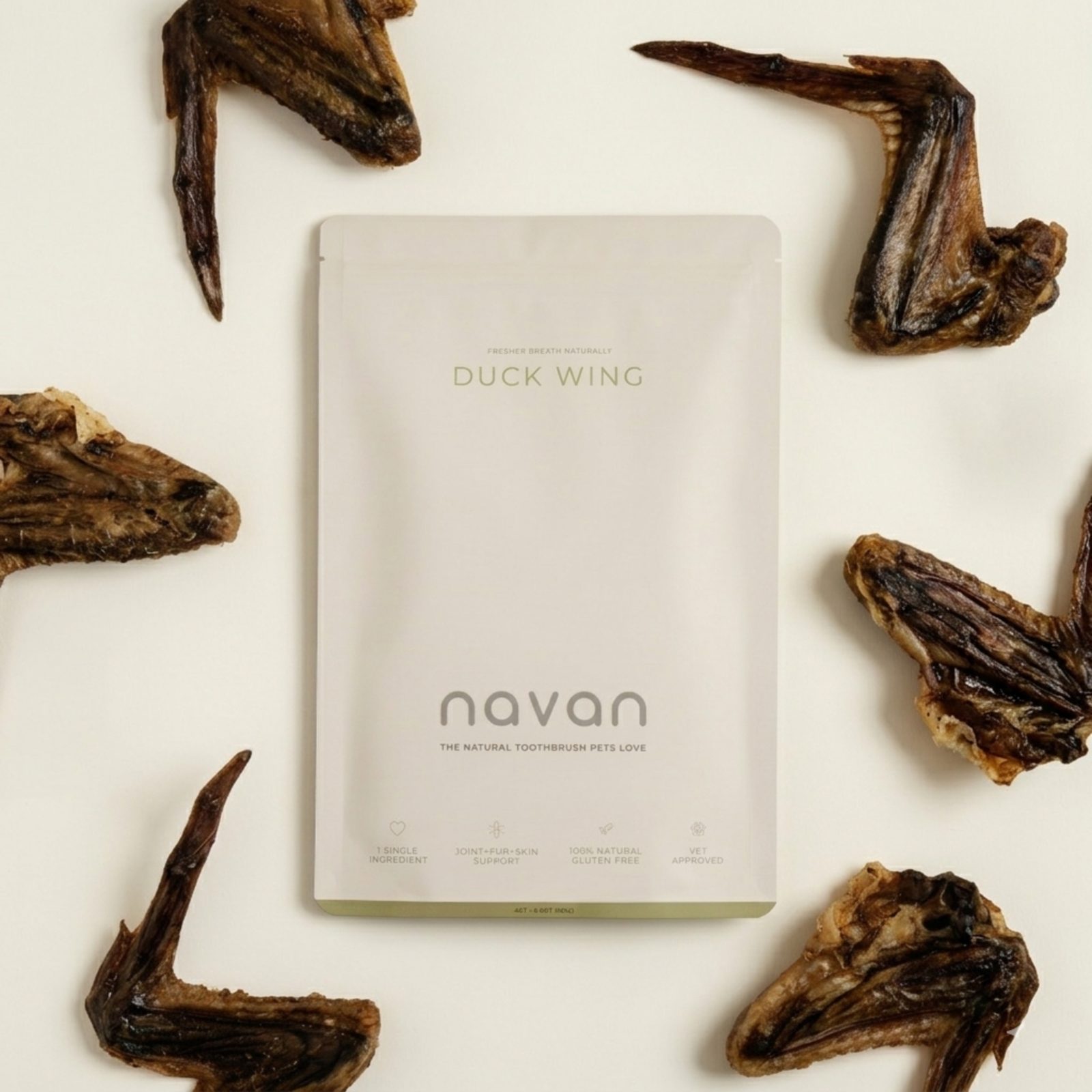 duck wing product shot