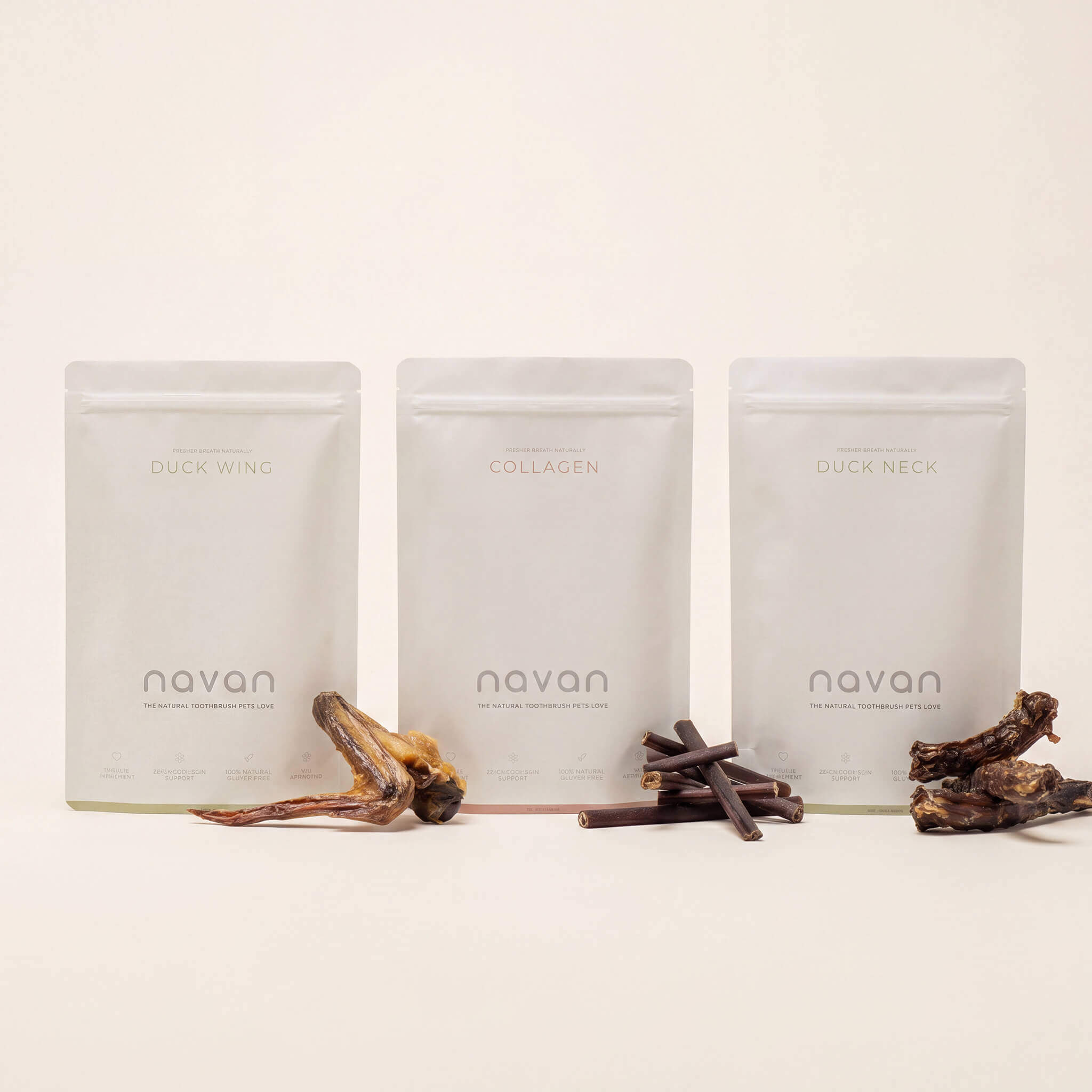 endurance bundle — duck wing, collagen, duck neck with the chews